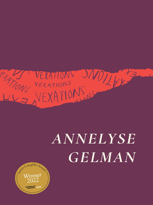Title details for Vexations by Annelyse Gelman - Available